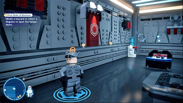 The second way is to obtain a disguise for Poe - LEGO Skywalker Saga: First Order of Business - walkthrough - Episode 7 - The Force Awakens - LEGO Skywalker Saga Guide