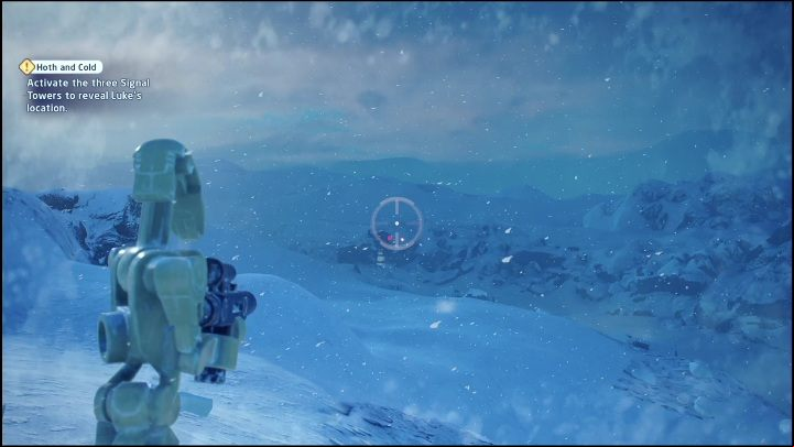 The next part is flying behind the drone - LEGO Skywalker Saga: The Empire Strikes Back - list of collectibles and rewards - Minikits - LEGO Skywalker Saga Guide