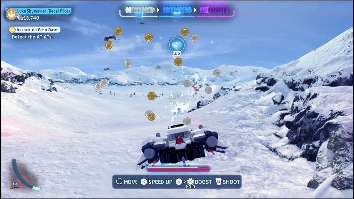 The last element of the set is available in the second part of the location - LEGO Skywalker Saga: The Empire Strikes Back - list of collectibles and rewards - Minikits - LEGO Skywalker Saga Guide