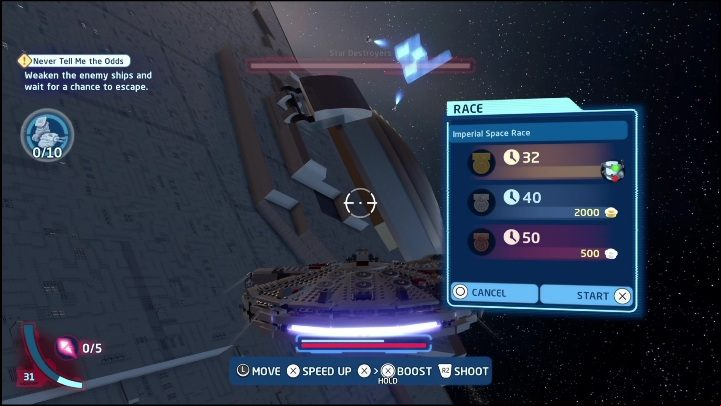 For the next part, you'll need to place first in the race - LEGO Skywalker Saga: The Empire Strikes Back - list of collectibles and rewards - Minikits - LEGO Skywalker Saga Guide
