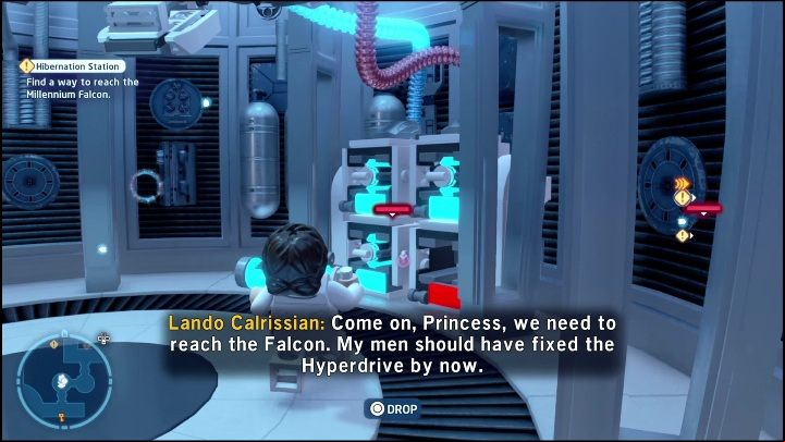 To obtain the next collectible, you'll need a blue battery - LEGO Skywalker Saga: The Empire Strikes Back - list of collectibles and rewards - Minikits - LEGO Skywalker Saga Guide