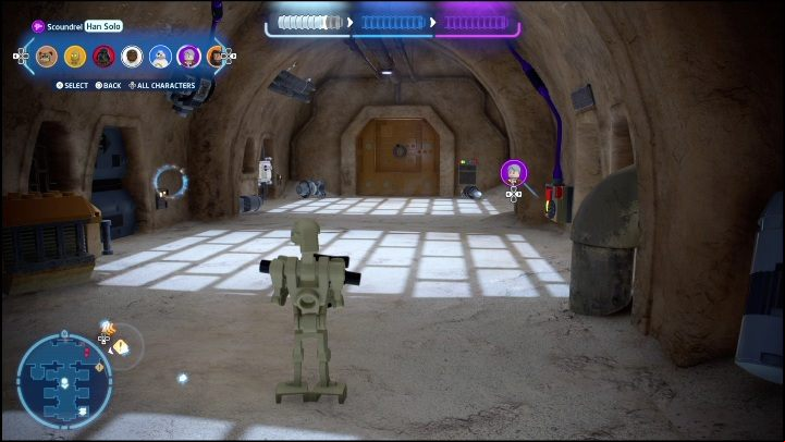You'll need a Scoundrel to obtain the next part of the minikit - LEGO Skywalker Saga: Return of the Jedi - list of collectibles and rewards - Minikits - LEGO Skywalker Saga Guide