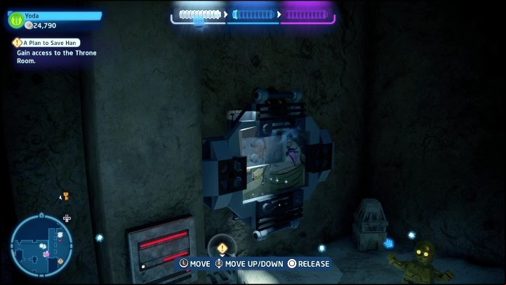The next collectible can be obtained with a character with Jedi powers - LEGO Skywalker Saga: Return of the Jedi - list of collectibles and rewards - Minikits - LEGO Skywalker Saga Guide
