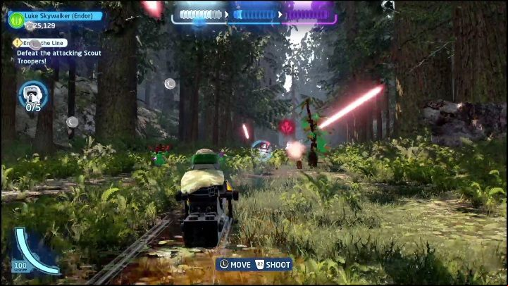 This part of the set can be obtained by shooting enemies - LEGO Skywalker Saga: Return of the Jedi - list of collectibles and rewards - Minikits - LEGO Skywalker Saga Guide