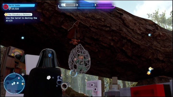 3 prisoners are suspended on the level - LEGO Skywalker Saga: Return of the Jedi - list of collectibles and rewards - Minikits - LEGO Skywalker Saga Guide