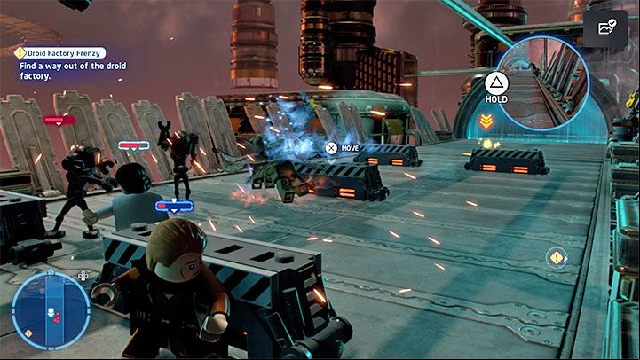 Now you have to fight the droids - LEGO Skywalker Saga: Droid Factory Frenzy - walkthrough - Episode 2 - Attack of the Clones - LEGO Skywalker Saga Guide