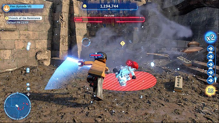 After the next cutscene, you will need to escape from the castle - LEGO Skywalker Saga: Starkiller Queen - walkthrough - Episode 7 - The Force Awakens - LEGO Skywalker Saga Guide