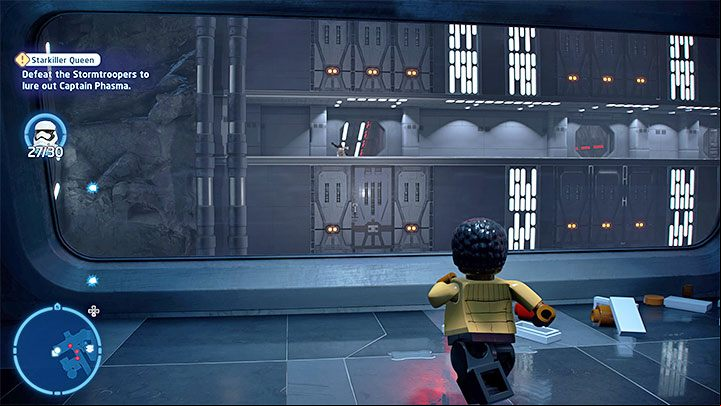This level features 3 challenges - LEGO Skywalker Saga: Starkiller Queen - walkthrough - Episode 7 - The Force Awakens - LEGO Skywalker Saga Guide