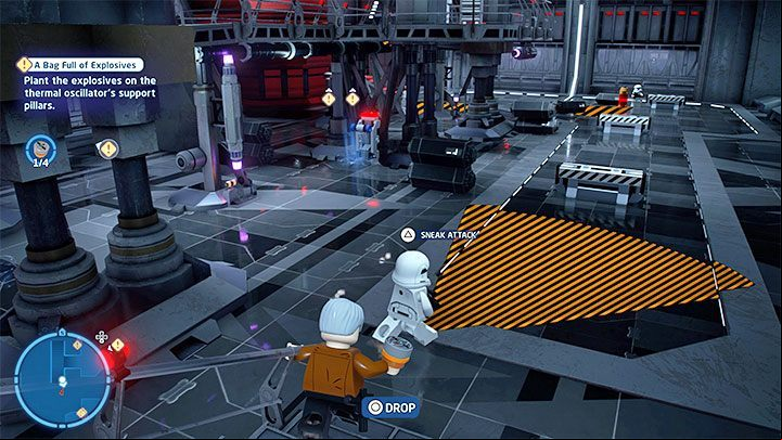 After dealing with Captain Phasma in the previous story mission, you will start the next mission outside the Starkiller base - LEGO Skywalker Saga: Destroying Starkiller - walkthrough - Episode 7 - The Force Awakens - LEGO Skywalker Saga Guide