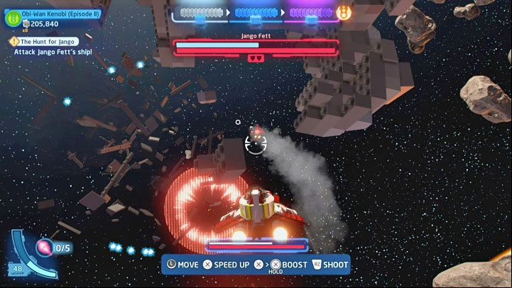 Jango will also drop Seismic Charge traps - LEGO Skywalker Saga: Jango Fett - boss, how to beat? - Bosses - LEGO Skywalker Saga Guide