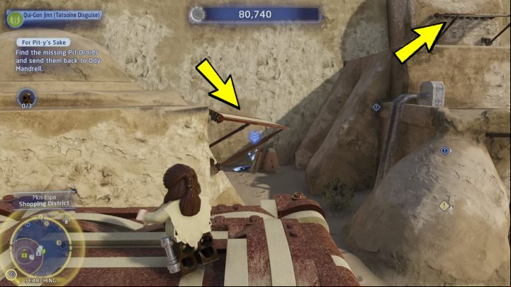 1 - LEGO Skywalker Saga: For Pit-ys Sake - walkthrough - Tatooine - Mos Espa - LEGO Skywalker Saga Guide