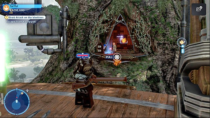 Your objective is to escape Kashyyyk, but the road to the escape pod is filled with enemies and puzzles - LEGO Skywalker Saga: Droid Attack on the Wookiees - walkthrough - Episode 3 - Revenge of the Sith - LEGO Skywalker Saga Guide