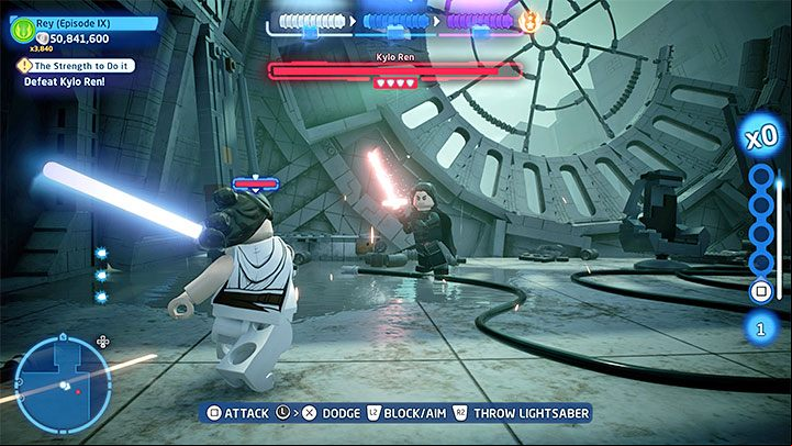 The boss fight has three phases - LEGO Skywalker Saga: Kylo Ren - boss, how to beat? - Bosses - LEGO Skywalker Saga Guide