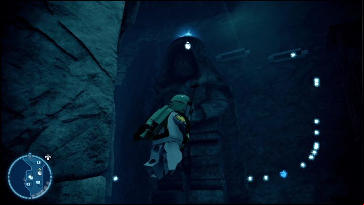 The brick on the statue's head can be obtained in several ways - LEGO Skywalker Saga: Sith Citadel - list of all puzzles - Exegol - LEGO Skywalker Saga Guide