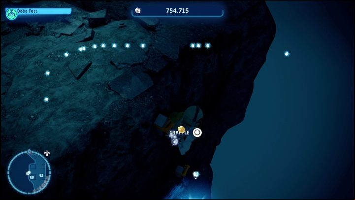 You can find the brick on the side of the rock in the eastern part of the location - LEGO Skywalker Saga: Sith Citadel - list of all puzzles - Exegol - LEGO Skywalker Saga Guide