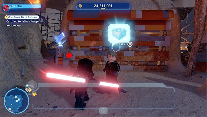 Collectible: Puzzle - Kyber Brick - LEGO Skywalker Saga: Tuanul Village - list of all puzzles - Jakku - LEGO Skywalker Saga Guide