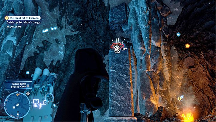 Complete the puzzle as any character that can use the Force - LEGO Skywalker Saga: Temple Island - list of all puzzles - Ahch-To - LEGO Skywalker Saga Guide