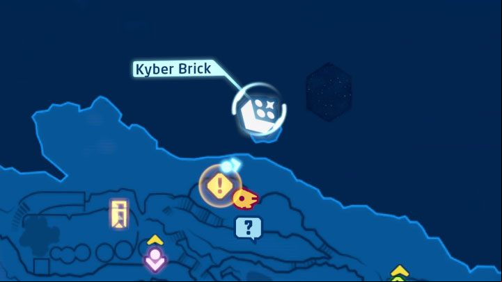 Collectible: Puzzle - Kyber Brick - LEGO Skywalker Saga: Temple Island - list of all puzzles - Ahch-To - LEGO Skywalker Saga Guide