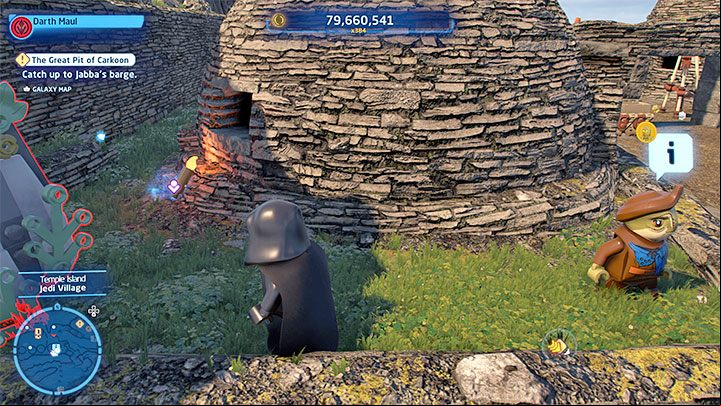 The torches will be marked with purple icons on the island map - their locations are also marked on the map shown in picture 1 - LEGO Skywalker Saga: Temple Island - list of all puzzles - Ahch-To - LEGO Skywalker Saga Guide