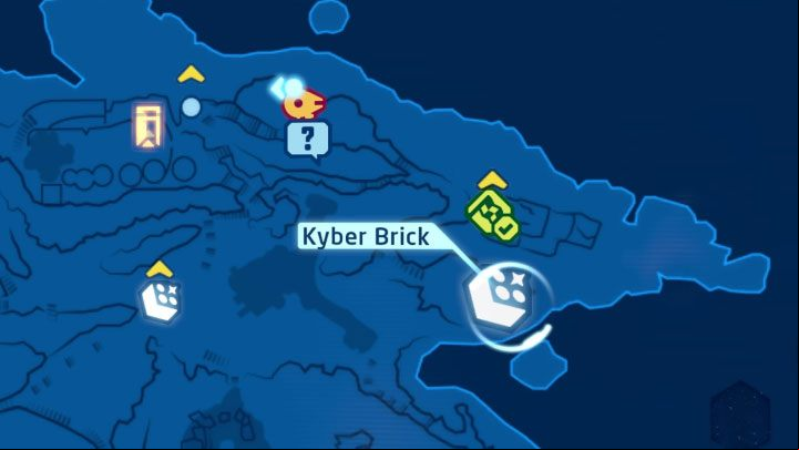 Collectible: Puzzle - Kyber Brick - LEGO Skywalker Saga: Temple Island - list of all puzzles - Ahch-To - LEGO Skywalker Saga Guide