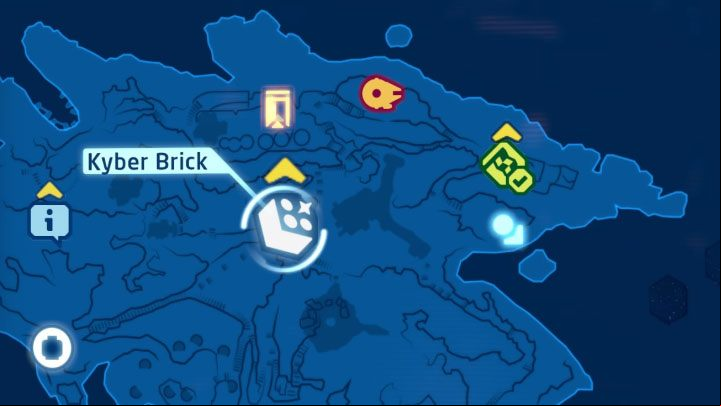 Collectible: Puzzle - Kyber Brick - LEGO Skywalker Saga: Temple Island - list of all puzzles - Ahch-To - LEGO Skywalker Saga Guide