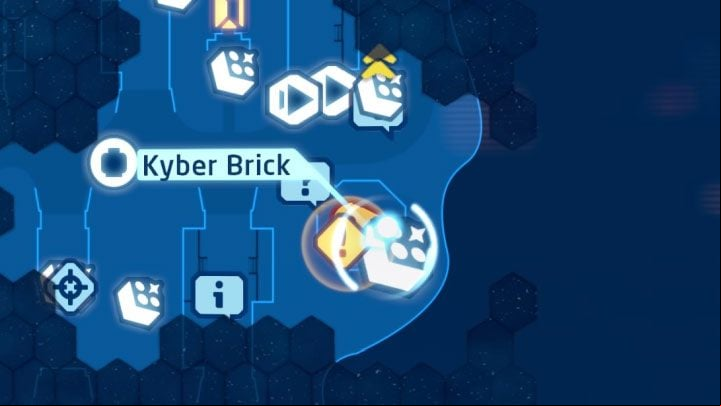 Collectible: Puzzle - Kyber Brick - LEGO Skywalker Saga: Resistance Base - list of all puzzles - DQar - LEGO Skywalker Saga Guide