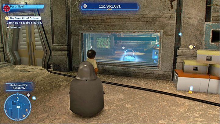 Collectible: Puzzle - Kyber Brick - LEGO Skywalker Saga: Resistance Base - list of all puzzles - DQar - LEGO Skywalker Saga Guide