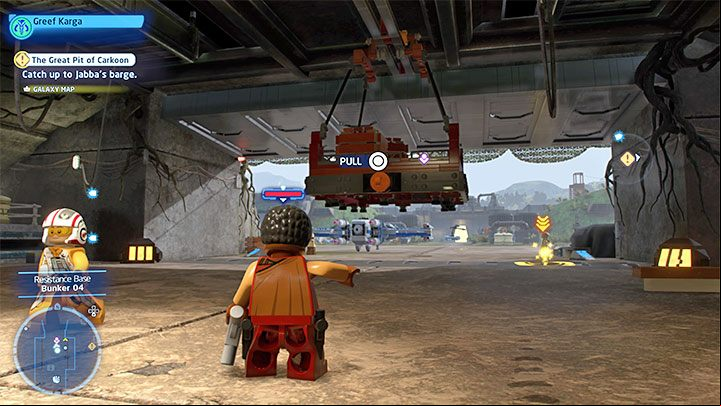 In the bunker, you can learn from the Resistance Mechanic about the need to repair the engine - LEGO Skywalker Saga: Resistance Base - list of all puzzles - DQar - LEGO Skywalker Saga Guide