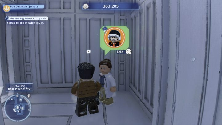 1 - LEGO Skywalker Saga: The Healing Power of Crystals - walkthrough - Hoth - Echo base - LEGO Skywalker Saga Guide