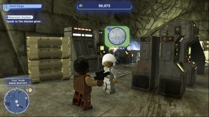 Accept the quest at the resistance base on Yavin 4 and go to the federal district on Coruscant - LEGO Skywalker Saga: Operation Stardust - walkthrough - Yavin 4 - The Great Temple - LEGO Skywalker Saga Guide