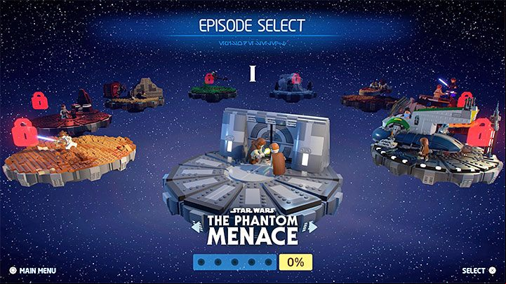There are all 9 episodes to complete in the LEGO Skywalker Saga - each of them is based on a separate part of the film - LEGO Skywalker Saga: All levels - list - Walkthrough - LEGO Skywalker Saga Guide