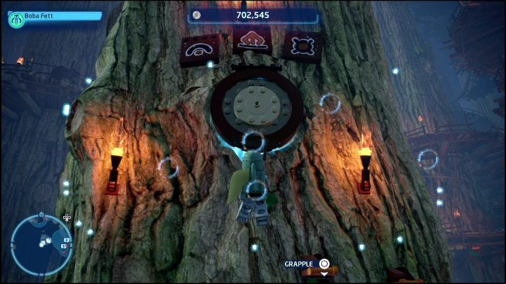 The last collectible in this tree is on the left - LEGO Skywalker Saga: Ewok Village - list of all puzzles - Endor - LEGO Skywalker Saga Guide