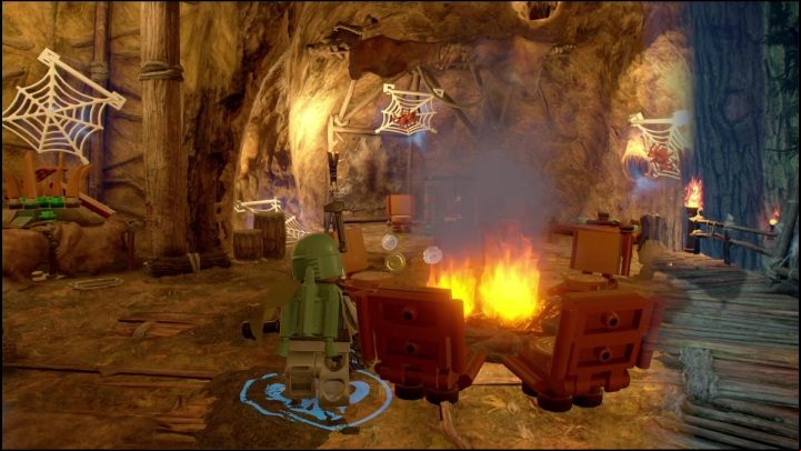 You will receive this collectible for destroying 8 cobwebs in one of the houses in the tree - LEGO Skywalker Saga: Ewok Village - list of all puzzles - Endor - LEGO Skywalker Saga Guide