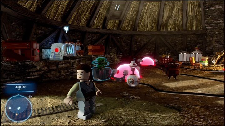 You will see this collectible inside the house - LEGO Skywalker Saga: Crash Site - List of all puzzles - Kef Bir - LEGO Skywalker Saga Guide