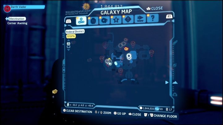 38 - LEGO Skywalker Saga: Federal District - list of puzzles - Coruscant - LEGO Skywalker Saga Guide