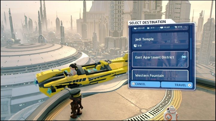 46 - LEGO Skywalker Saga: Federal District - list of puzzles - Coruscant - LEGO Skywalker Saga Guide
