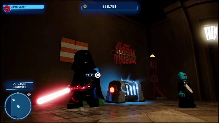 You can buy this brick from the droid for 300,000 studs - LEGO Skywalker Saga: Canto Bight - list of all puzzles - Cantonics - LEGO Skywalker Saga Guide