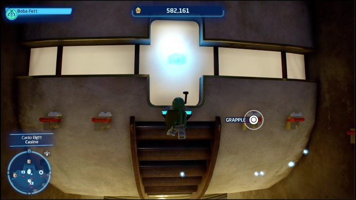 This brick is on the casino wall - LEGO Skywalker Saga: Canto Bight - list of all puzzles - Cantonics - LEGO Skywalker Saga Guide