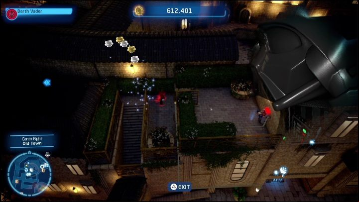 To get to this brick, you have to activate 2 levers - LEGO Skywalker Saga: Canto Bight - list of all puzzles - Cantonics - LEGO Skywalker Saga Guide