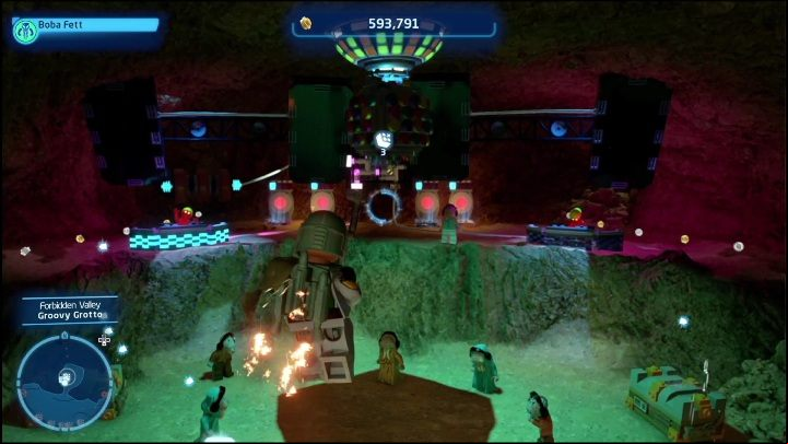 To get this brick, you have to arrange the pipes correctly - LEGO Skywalker Saga: Forbidden Valley - list of all puzzles - Pasaana - LEGO Skywalker Saga Guide