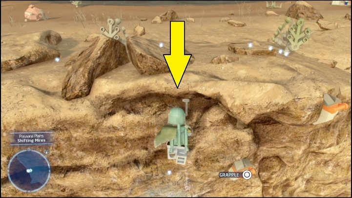 You can find this collectible in the South-Western part of the region - LEGO Skywalker Saga: Forbidden Valley - list of all puzzles - Pasaana - LEGO Skywalker Saga Guide