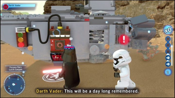 You can get the ship playing as a villain - LEGO Skywalker Saga: Forbidden Valley - list of all puzzles - Pasaana - LEGO Skywalker Saga Guide