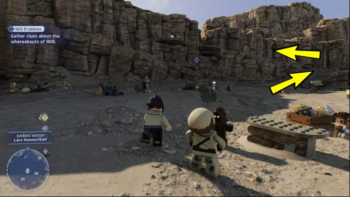 1 - LEGO Skywalker Saga: 9D9 Problems - walkthrough - Tatooine - the desert of Jundland - LEGO Skywalker Saga Guide