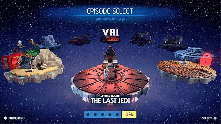 You can repeat the levels , and the main reasons are to obtain the missed minikits (unique secrets), obtain the status of True Jedi, and complete the missing mission challenges - LEGO Skywalker Saga: Open locations and levels - how do they differ? - Basics - LEGO Skywalker Saga Guide