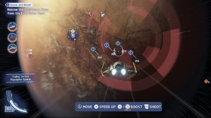 Accept the mission from the quest giver in the local space of Pasaana - LEGO Skywalker Saga: Doom and Boom - walkthrough - Pasaana - local space - LEGO Skywalker Saga Guide