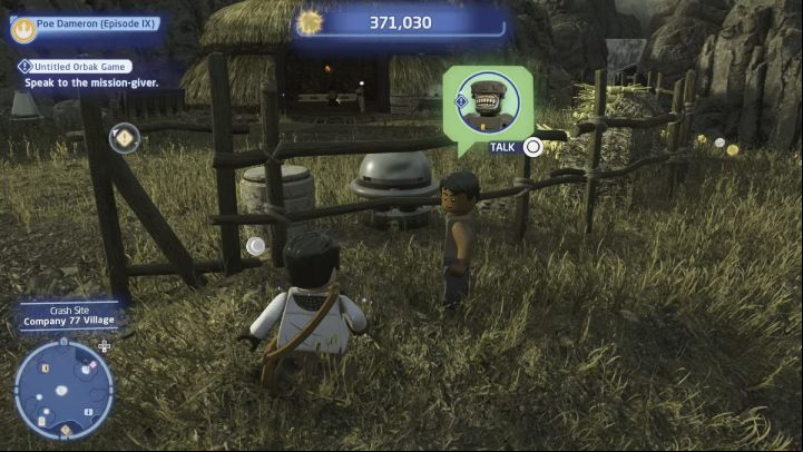 Talk to the quest giver and accept the task - LEGO Skywalker Saga: Untitled Orbak Game - walkthrough - Kef Bir - Disaster site - LEGO Skywalker Saga Guide