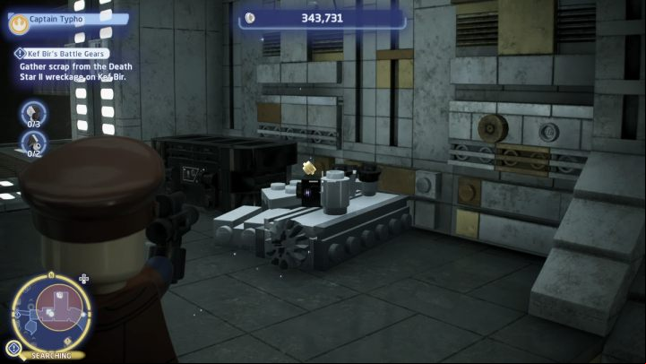 In the search area, destroy the bricks, which will drop the droid building parts - LEGO Skywalker Saga: Kef Birs Battle Gears - walkthrough - Kef Bir - Disaster site - LEGO Skywalker Saga Guide