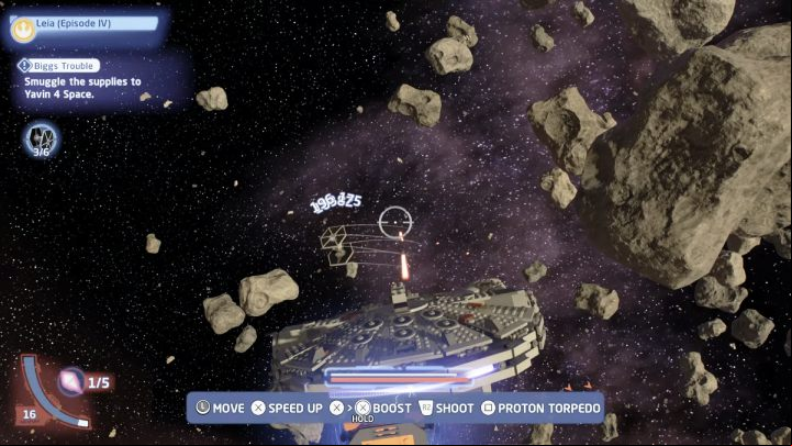 Fast travel to Yavin 4's local space - LEGO Skywalker Saga: Biggs Trouble - walkthrough - Tatooine - the desert of Jundland - LEGO Skywalker Saga Guide