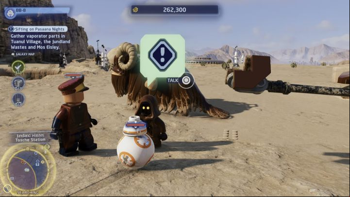 2 - LEGO Skywalker Saga: Sifting on Pasaana Nights - walkthrough - Pasaana - Forbidden Valley - LEGO Skywalker Saga Guide