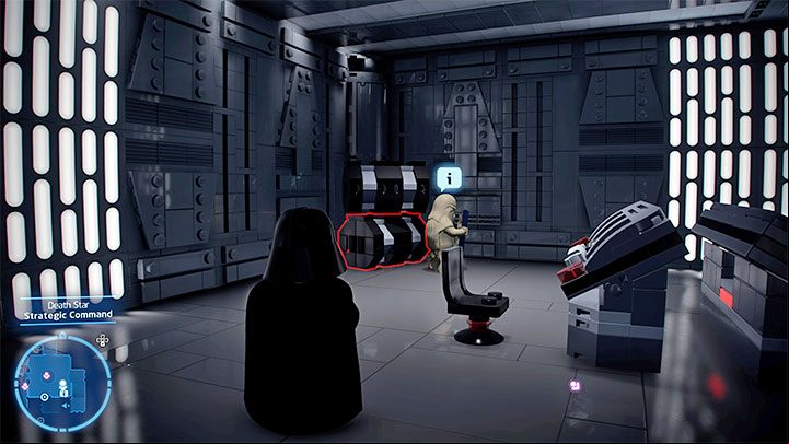 The wandering Wookiee can be found in one of the rooms in the eastern part of the Death Star - LEGO Skywalker Saga: Wheres the Wookiee? - list of all (part 2) - Challenges - LEGO Skywalker Saga Guide